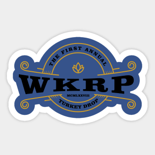 WKRP Turkey Drop 1978 Sticker